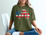 Vintage 1776 Distressed Flag Graphic Tee thumbnail 2