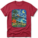 Aloha, Let's Gogh ~ Comfort Colors Premium Tee thumbnail 3
