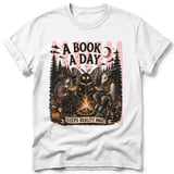 A Book A Day Keeps Reality Away Tee thumbnail 1