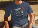 C-130 Hercules Military Aircraft T-Shirt, Air Force Veteran Gift, Aviation Enthusiast Tee for Pilot Dad, Patriotic Plane Shirt thumbnail 5