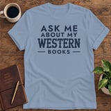 Ask Me About My Western Books Softstyle Tee thumbnail 8