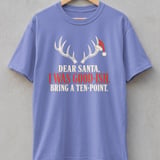 Dear Santa Bring A Ten-Point Tee thumbnail 5