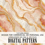 Pink Marble Tumbler Design, Gold Vein Digital Paper, Watercolor Backgrounds, Floral Junk Journal, Printable PNG, Scrapbooking Paper thumbnail 13