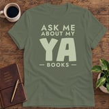 Ask Me About My YA Books Softstyle Tee thumbnail 1