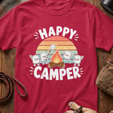 Happy Camper Campfire Marshmallow T-Shirt thumbnail 4