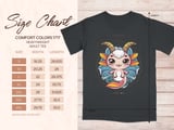 Cute Capricorn Axolotl Zodiac Graphic Tee thumbnail 7