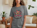 Retro Flamingo Bingo Night Graphic T-Shirt thumbnail 2