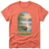 Fishing Dots ~ Comfort Colors Premium Tee thumbnail 4