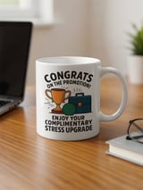 Congrats on the Promotion Mug – Funny Coworker Gift thumbnail 3
