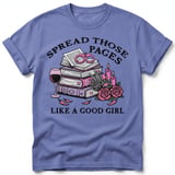 Spread Those Pages Like A Good Girl Tee thumbnail 17