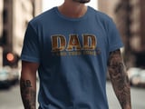 Dad And Then Some T-Shirt, Rustic Faux Feather Print Father's Day Gift, Vintage Distressed Dad Tee for Best Dad Ever, Husband Birthday thumbnail 5