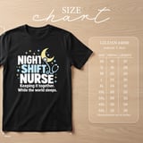 Night Shift Nurse Tee thumbnail 6