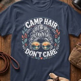 Camp Hair Don't Care Messy Bun T-Shirt thumbnail 6