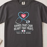 Hands That Care Heart That Prays Tee thumbnail 5