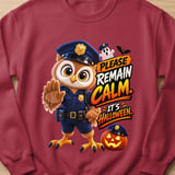 Halloween Officer Hoot the Owl Sweatshirt thumbnail 5