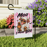 Moo I Mean Boo Halloween Tote Bag, Spooky Cute Highland Cow Ghost Bag, Pink Aesthetic Fall Season Shopping Tote, Funny Cow Lover Gift thumbnail 10
