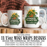 Whimsical Plant Digital Mug Wrap thumbnail 1