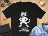 License To Purr Suspended Absurd Tee thumbnail 1