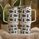 Digital Pattern, Fish Pattern, Crab Pattern, Wood Pattern, Sea Glass Pattern, Digital Bundle, Seamless Pattern, Sublimation Design thumbnail 11