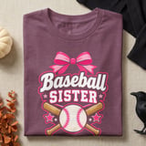 Baseball Sister Tee or Sweatshirt thumbnail 8