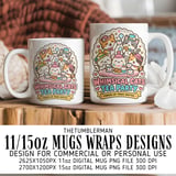 Whimsical Cats Tea Party Digital Mug thumbnail 1