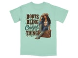 Boots and Bling Cowgirl Thing Tee thumbnail 9