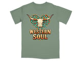 Western Soul Leopard Skull T-Shirt thumbnail 5