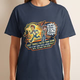 Light Travels Faster Than Sound Funny T-Shirt | Witty Sarcastic Quote Tee | Bright People Meme Humor Graphic Shirt thumbnail 5