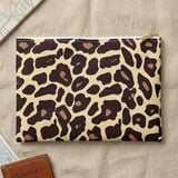 Chic Leopard Print Laptop Sleeve, Animal Print Accessory Pouch, Trendy Wild Jungle Pattern Tech Case thumbnail 14