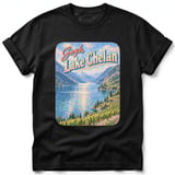 Gogh Lake Chelan ~ Comfort Colors Premium Tee thumbnail 1