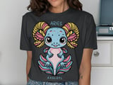 Aries Axolotl Star Sign Graphic Tee thumbnail 13