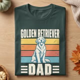 Retro Golden Retriever Dad Tee thumbnail 5