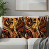 Golden Threads Lumbar  & Throw Pillow  thumbnail 6