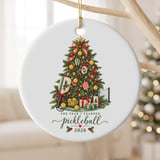 Pickleball Christmas Ornament 2026, The Year I Learned Pickleball Keepsake, Sport Lover Holiday Tree Decor, Pickleball Player Gift thumbnail 1