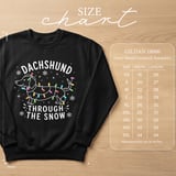 Dachshund Through The Snow Tee thumbnail 9