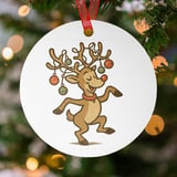 Dancing Reindeer Ornament thumbnail 1