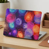 Abstract Glowing Circles MacBook Case thumbnail 2