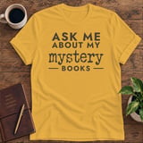 Ask Me About My Mystery Books Softstyle Tee thumbnail 1