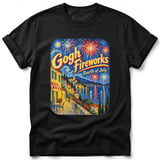 Gogh Fireworks ~ Comfort Colors Premium Tee thumbnail 1