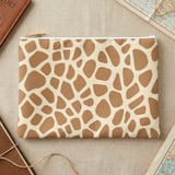 Giraffe Print Laptop Sleeve, Aesthetic Animal Spots Padded Computer Case, Cute Safari Accessory Pouch for Her thumbnail 13