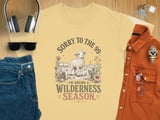 Wilderness Season Shirt, Christian Comfort T-Shirt, Sorry to the 99 Lamb Tee, Faith Based Gift for Her, Religious Apparel thumbnail 1