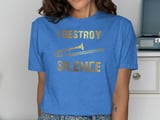 I Destroy Silence Trombone Graphic Tee thumbnail 10
