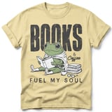 Books & Coffee Frog Tee thumbnail 11