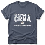 Minimalist CRNA Coffee Tee thumbnail 5