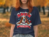 Snow Thank You Basset Hound Tee thumbnail 12
