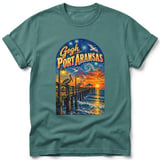 Gogh Port Aransas ~ Comfort Colors Premium Tee thumbnail 8