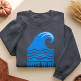 Vote Blue Wave Tee & Sweatshirts thumbnail 9