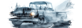 40oz Vintage Truck Tumbler Wrap Digital Design Rustic Pine Forest Sublimation PNG Classic Car Enthusiast Gift thumbnail 14