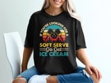 Pickleball Comfort Colors Shirt, If You're Looking For A Soft Serve Go Get Ice Cream, Vintage Graphic Tee thumbnail 1