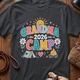 Whimsical Grandma Camp 2026 Tee thumbnail 1